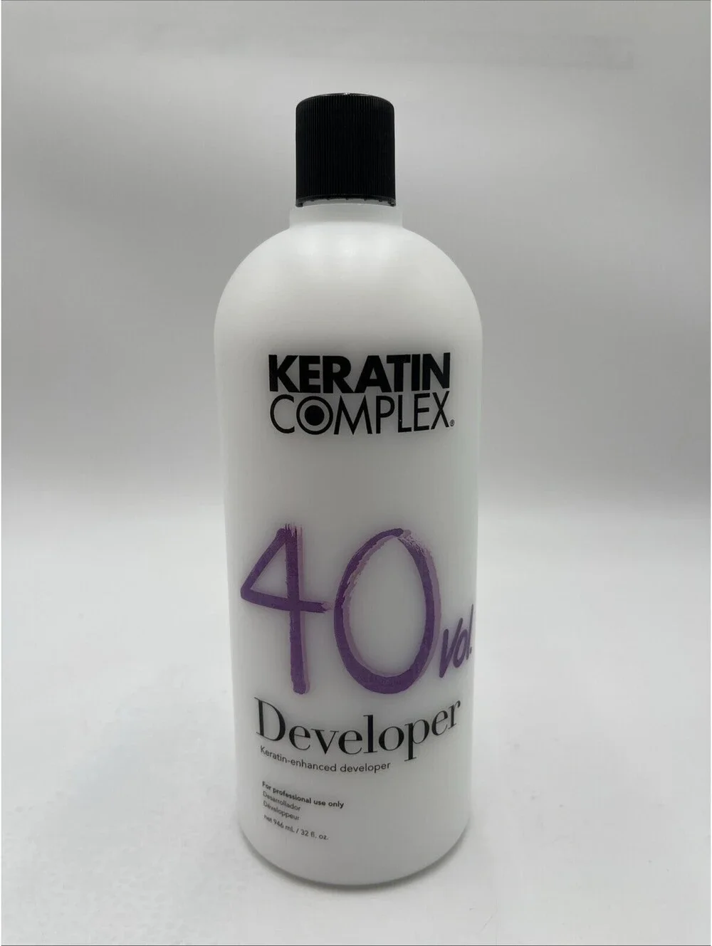 Keratin Complex 40 Volume 12% Keratin Enhanced Cream Developer 32oz 946ml